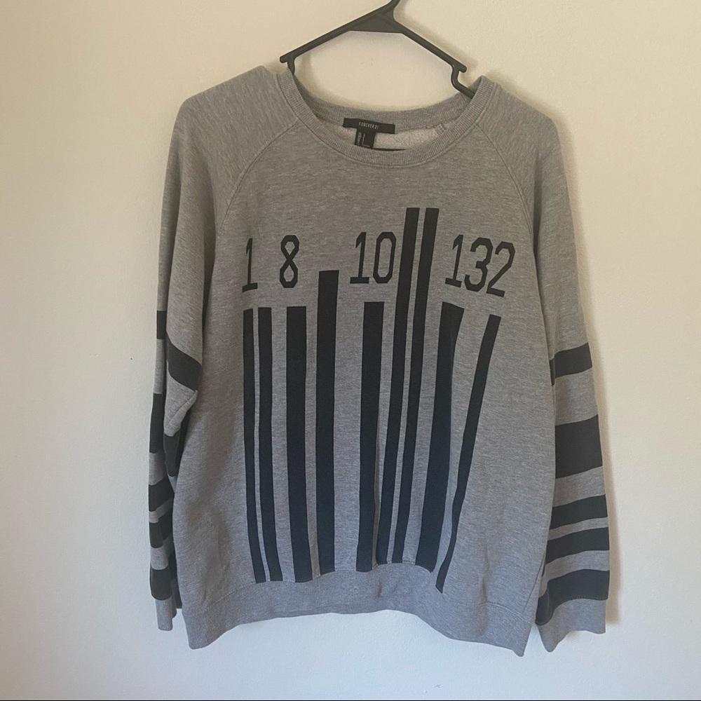 Forever 21 Barcode Sweater